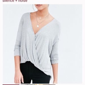 Urban Outfitters Silence + Noise Surplice Top